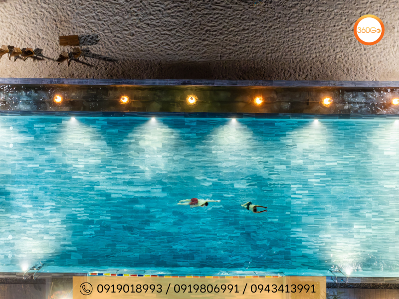 Hồ bơi chính rộng rãi tại resort - Du lịch 360Go